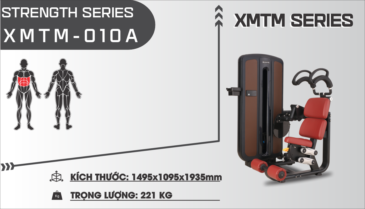Sản phẩm máy tập bụng XMTM - 010A
